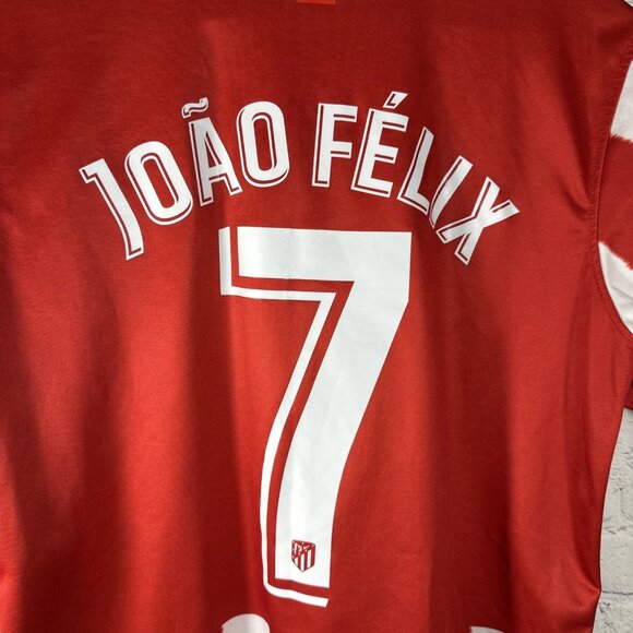 Atletico Madrid 2017 Home Jersey Nike Dri-Fit Joao Felix #7 Medium 724614-100 - Picture 7 of 11